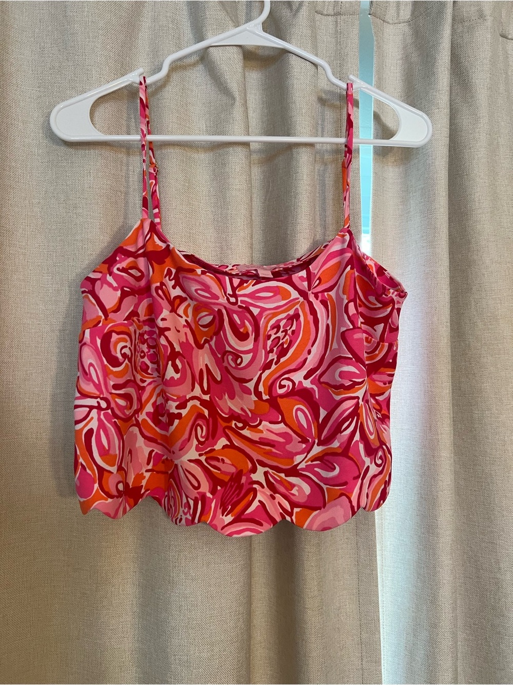 Lilly Pulitzer Ivy Crop Top in Mango Salsa